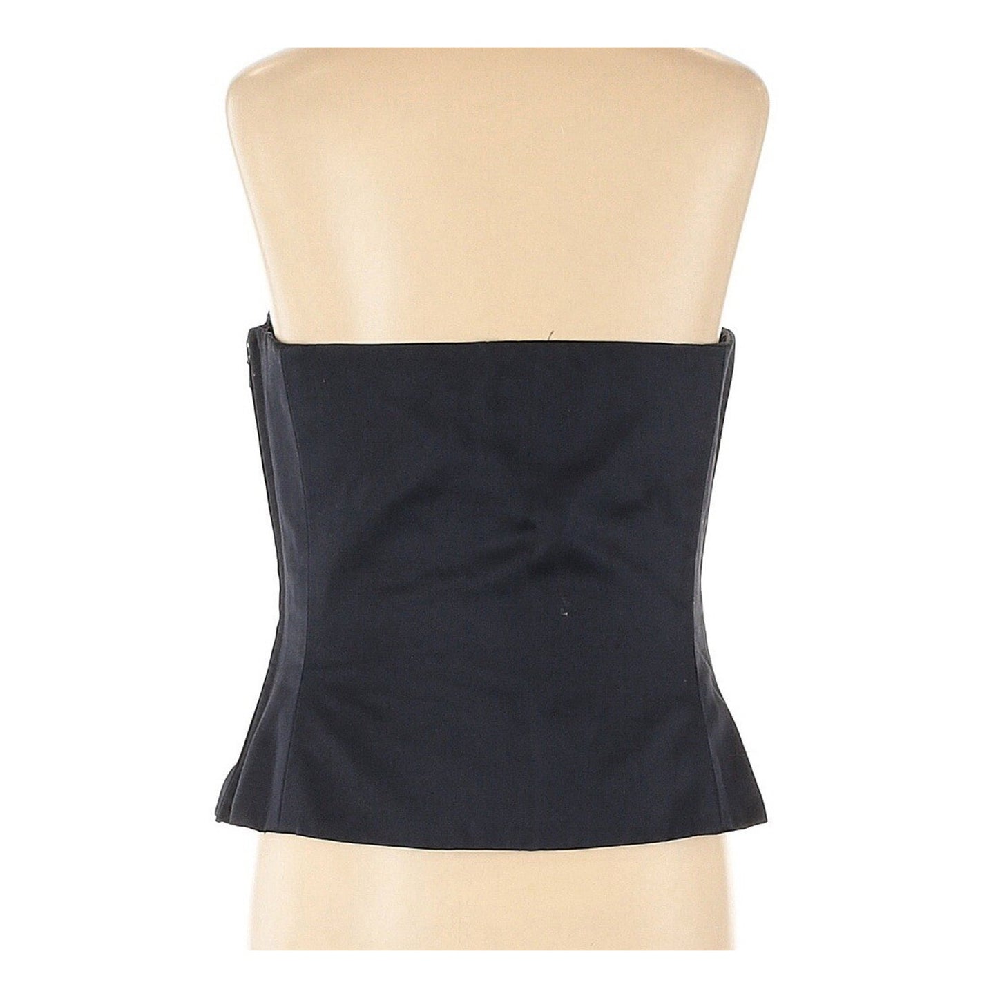 Ralph Lauren Black Label Collection Bustier Strapless Top Blouse S Black Corset