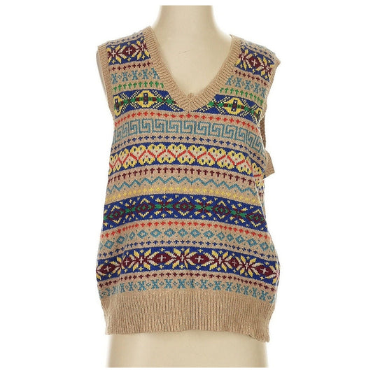 Polo Ralph Lauren Men’s Vintage Fair Isle Sweater Vest S Cotton Cashmere 90s VTG