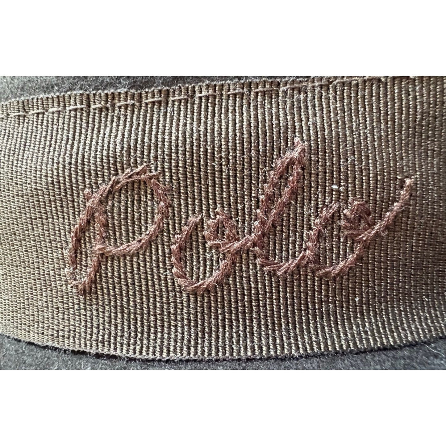 Polo Ralph Lauren men’s wool fedora hat brown embroidered logo
