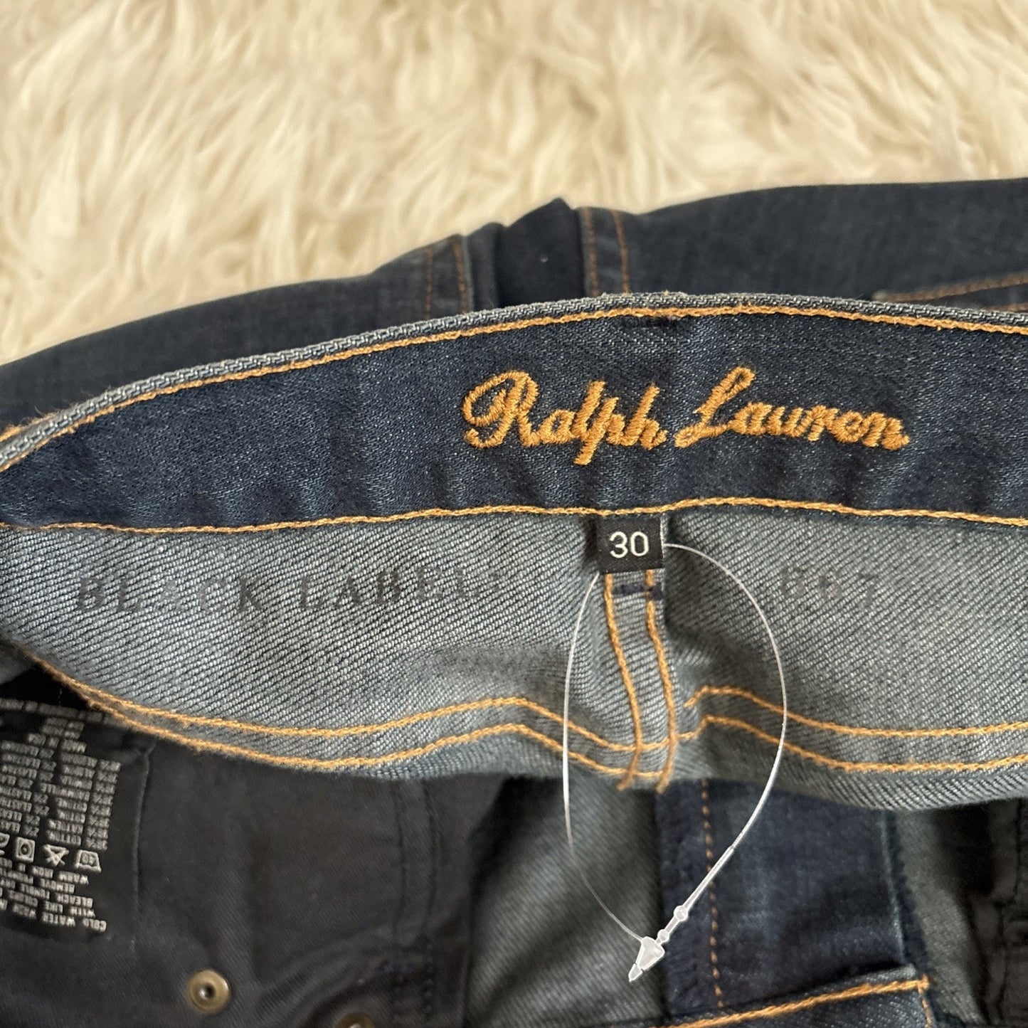Ralph Lauren Black Label Embellished Jeans Embroidered Bead Jewel Denim 30 $1690